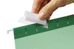 HÆNGEMAPPEFANE 15X50 MM KLAR 94514 25 STK/PK