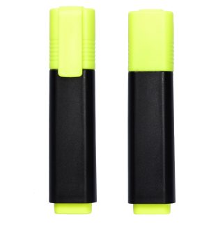 TEKSTMARKER Q-LINE GUL