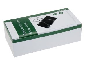 PAPIRKLEMME FOLDBACK 30 MM LAKERET STÅL