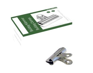 PAPIRKLEMME BULLDOG 57 MM STÅL 746800