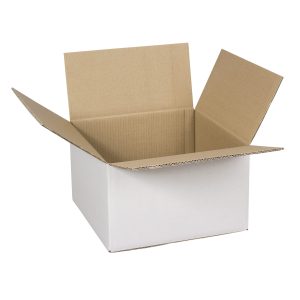 BØLGEPAPKASSE COLD CHAIN 385X385X230MM HVID