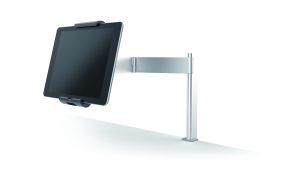 TABLET HOLDER BORDMODEL SØLV DREJELIG ARM I 2 LED