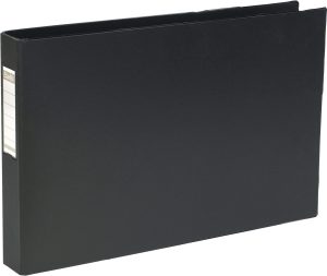 RINGBIND A3 TVÆRFORMAT 4DR PÅ KORT SIDE SORT 126810 RINGBIND A3 TVÆRFORMAT 4DR PÅ KORT SIDE SORT 126810