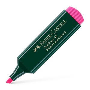 TEKSTMARKER FABER CASTELL PINK TEXTLINER 48