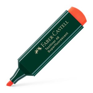 TEKSTMARKER FABER CASTELL ORANGE - TEXTLINER 48