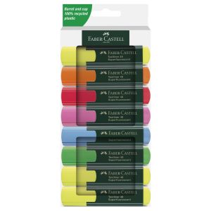 TEKSTMARKER FABER CASTELL 8 STK/PK - TEXTLINER 48