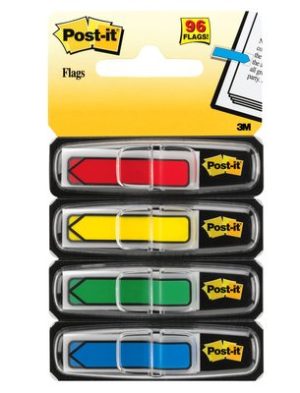 INDEXFANER 3M POST-IT  PILE 4x24 stk 11.9X43.1MM