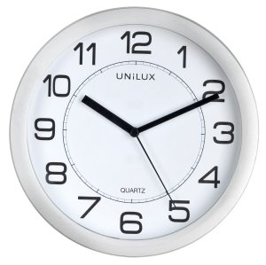 VÆGUR UNILUX CLOCK ATTRACTION GRÅ - DIAMETER Ø 22CM