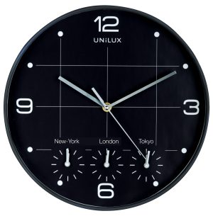 VÆGUR UNILUX CLOCK ON TIME SORT - DIAMETER Ø 30,5CM