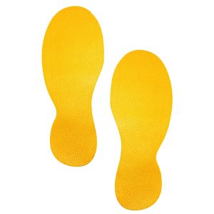 GULVMARKERING FOD 5 SÆT GUL