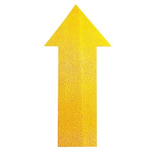 GULVMARKERING "PIL" GUL 100X0,7X20MM 10 STK