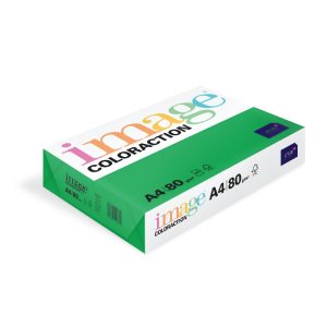 A4 KOPIPAPIR IMAGE GRØN DUBLIN DEEP GREEN 80GR. 500 ARK/PK