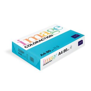 A4 KOPIPAPIR IMAGE TURKISBLÅ AB48 LISBON 80 G PK/500 ARK