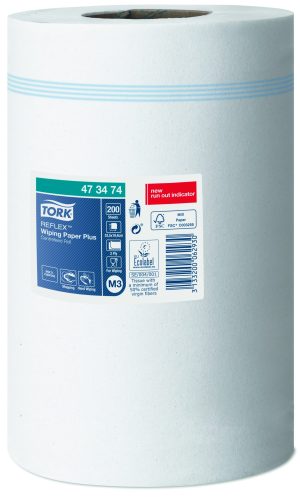 AFTØRRINGSPAPIR TORK REFLEX PLUS MINI M3