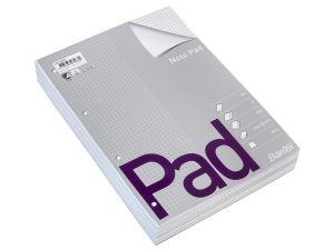 STANDARDBLOK 4 HULLER KVAD. TOPLIMET 60GR HVID