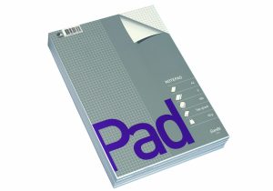 BLOK A4 HVID 60 G TOPLIMET KVAD. U/HULLER