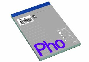 BLOK A6 HVID 60 G LIN. M/STUB PERFORERET U/HULLER