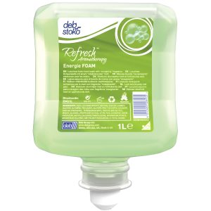 SKUMSÆBE DEB REFRESH FOAM FARVE/PARFUME 1 LTR GRØN