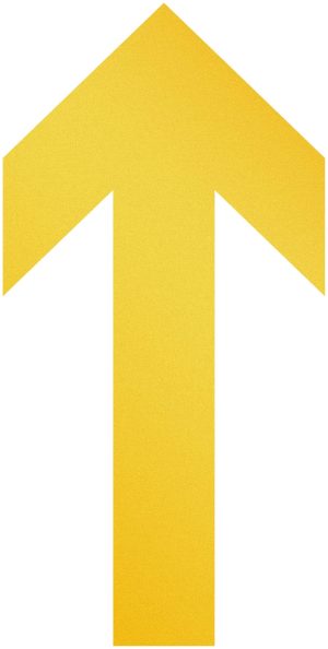 GULVMARKERING  "PIl" AFTAGELIG 100MMX0,2MMXx200MM 10 STK