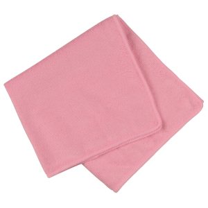 KLUD MICROFIBER 40X40CM RØD T/STERILOMRÅDER