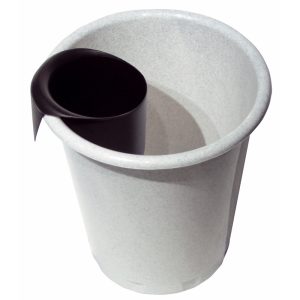 PAPIRKURV INDSATS Ø14CM SORT