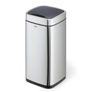 PAPIRKURV NO TOUCH 21 L. SØLV DURABLE