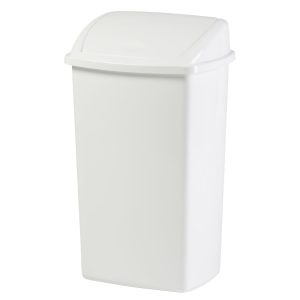 AFFALDSSPAND 50 LTR. HVID M/ SVING LÅG