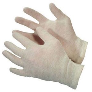 BOMULDSHANDSKER, ONE SIZE 12 PAR/KRT