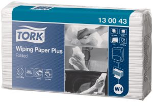 AFTØRRING TORK PLUS W4 2-LAG HVID 200 ARK 130043