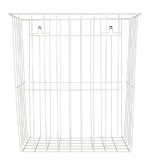 TRÅDKURV TORK HVID METAL 20L. 226002  - MÅL: 350X320X220MM