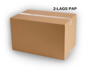 PAPKASSE 379 X 284 X 347 MM 5 MM -INKL. DPA BIDRAG KR.1,01