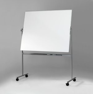 WHITEBOARDTAVLE MOBIL 200X120 DOBBELTSIDET