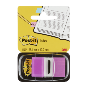 INDEXFANER POST-IT 680-8M VIOLET I DISP./50 25X43 MM