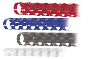 SPIRALRYGGE PP 6MM HVID POLYCOMBS T/20 ARK.