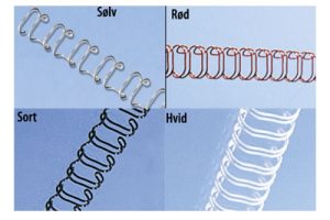 WIRESPIRALRYGGE 3:1 34 RINGE 10 MM SØLV T/65 ARK