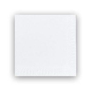 SERVIETTER 24CM 3-LAGS HVID DUNI KRT/2000 STK