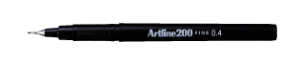 FIBERPEN ARTLINE EK200 SORT 0,4MM