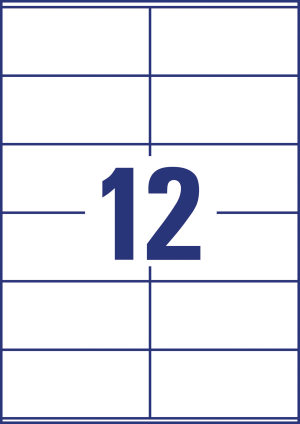 COPY ETIKETTER 48X105MM