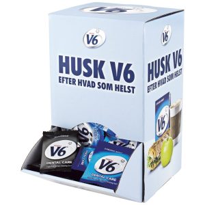 V6 DENTAL TYGGEGUMMI ASS. 170X2STK/KRT.