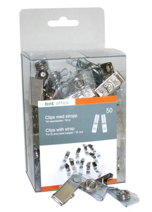 CLIP MED STROP TIL NAVNESKILTE 721900 50 STK/PK