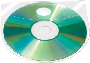 CD-LOMME M/KLAP 127X127 MM SELVKLÆB. ÆSK/100