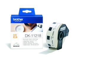 BROTHER ETIKET Ø24MM DK-11218 1000STK