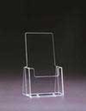 BROCHUREHOLDER M65 1 FAG C104 STÅENDE/PLEXIGLAS BORDMODEL