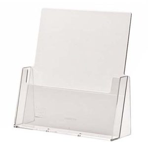 BROCHURESTATIV A4 1 FAG C230 STÅENDE/PLEXIGLAS BORDMODEL