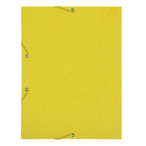 OXFORD Top File+-samlemappe med elastikker og 3 flapper A4 gul FilmX10