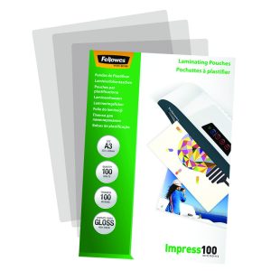 LAMINERINGSLOMME A3 100 MIC FELLOWES PK A 100 STK 5351205