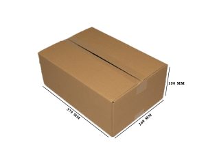 PAPKASSE 379X260X150MM 4MM