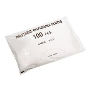 ENGANGSHANDSKER LDPE LARGE 100 STK/PK