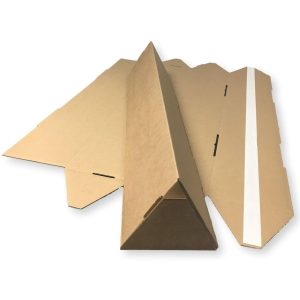 TREKANTEDE BØLGEPAPRØR 130X130X1005MM