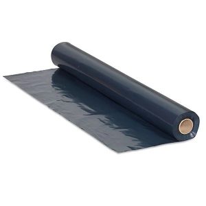 PLASTFOLIE 2 MTR. X 50 M.70MY SORT